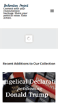 Mobile Screenshot of declarationproject.org